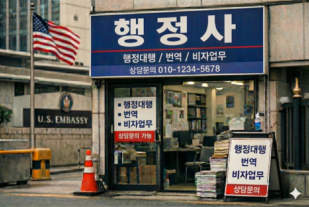 비전문 행정사 피해 사례와 해결 과정 미국 대사관 업무 의뢰 시 주의사항