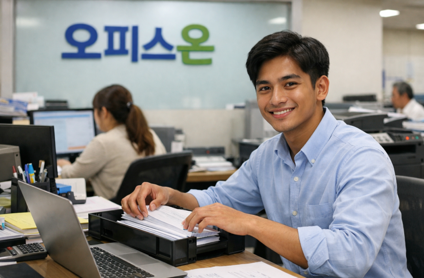 외국인유학생 시간제취업허가 신청 방법 d2비자 d4비자