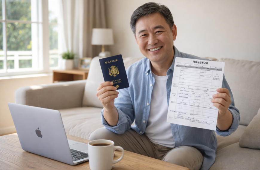 국적상실신고 방법 외국국적취득 절차 국적상실신고서 작성 대행