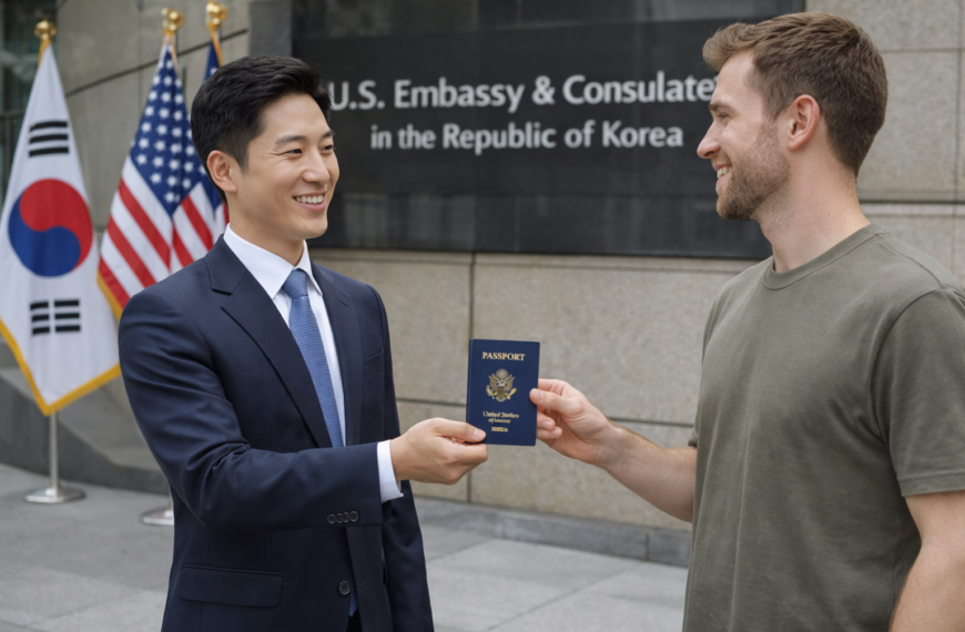 한국에서 미국여권 분실 재발급 서류 절차 대행