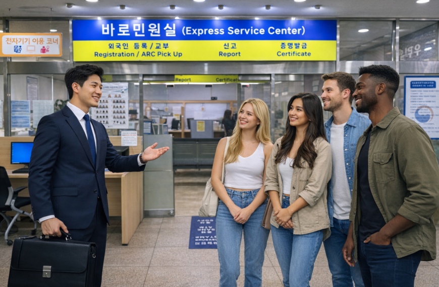 e6비자 외국인등록 방법 c4비자 차이 등록 절차 서류 대행