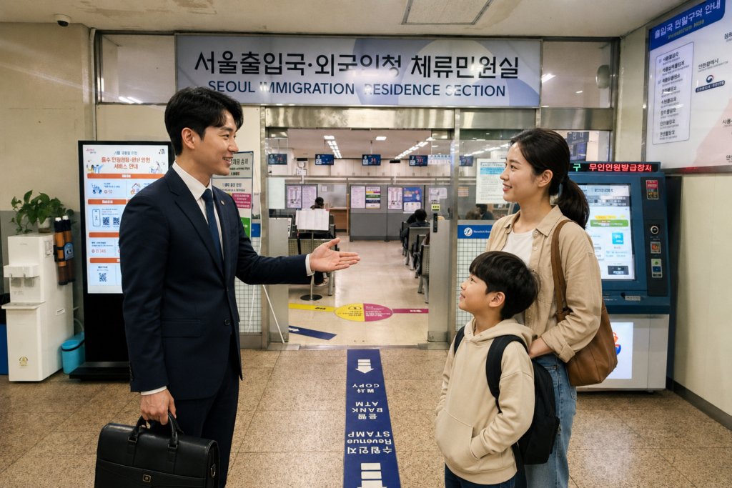 한국 f3비자 가족동반비자 신청 방법 서류 발급 대행