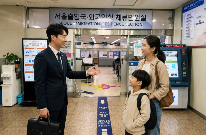 한국 f3비자 가족동반비자 신청 방법 서류 발급 대행