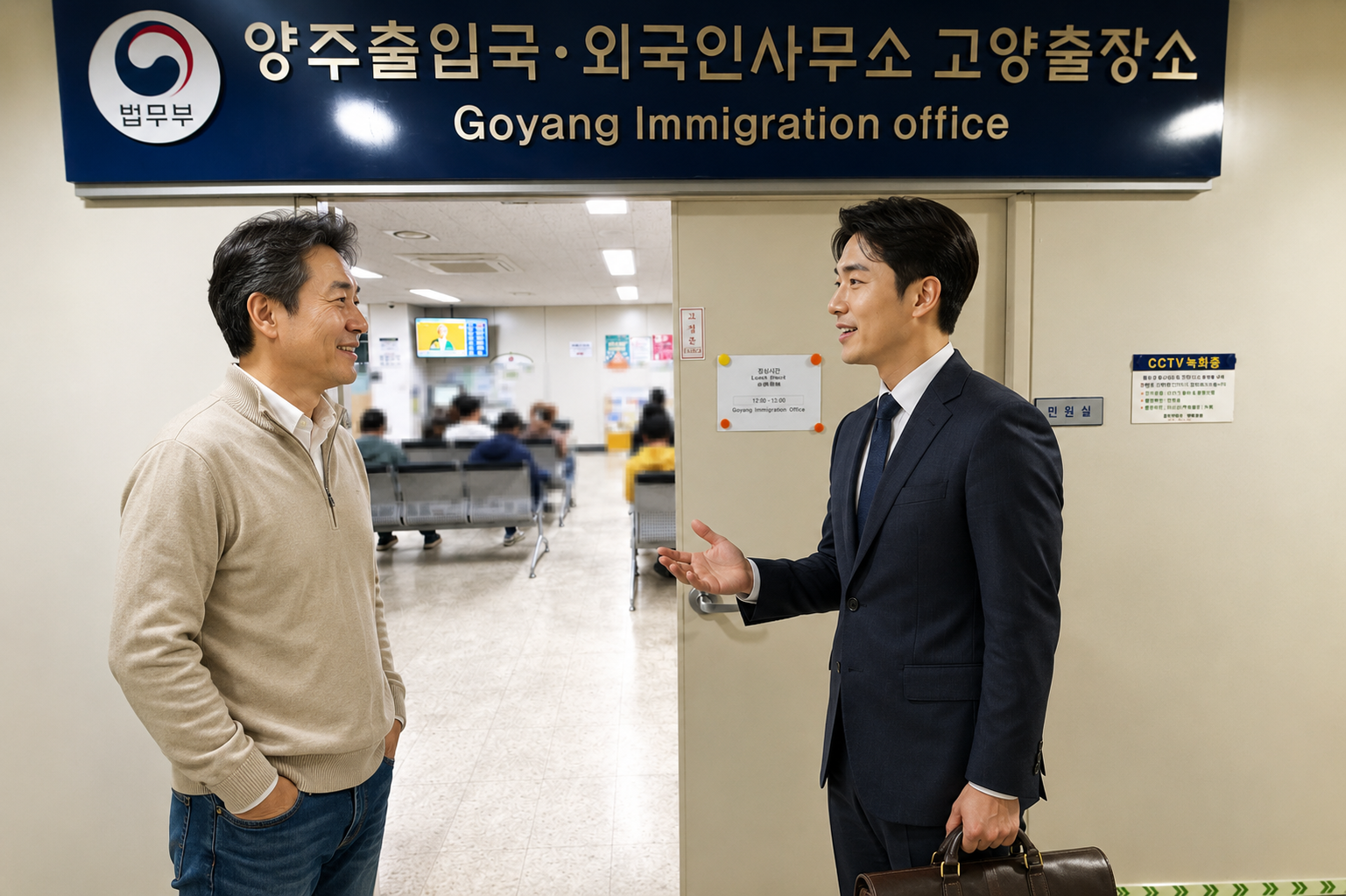 고양출입국사무소 f4비자 방문예약없이 연장 발급 신청 대행