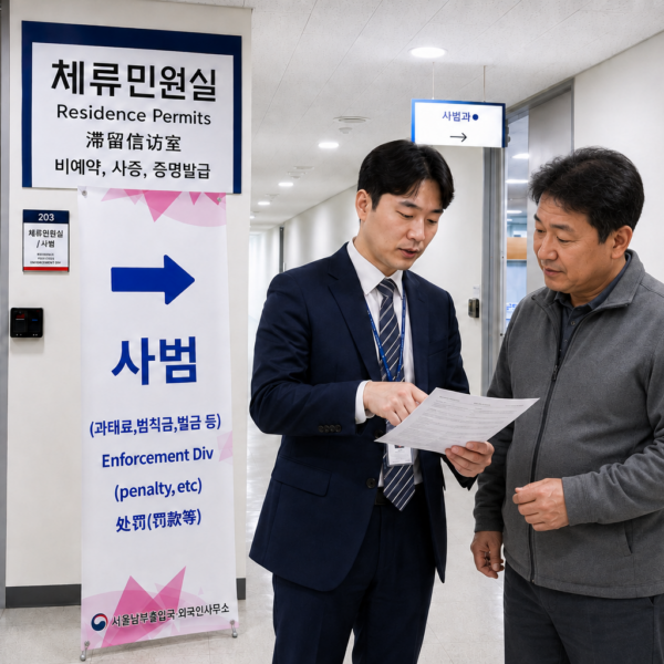 F4비자 음주운전 벌금 700만원, 출입국 사범심사 체류유지 사례